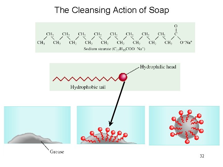 The Cleansing Action of Soap 32 