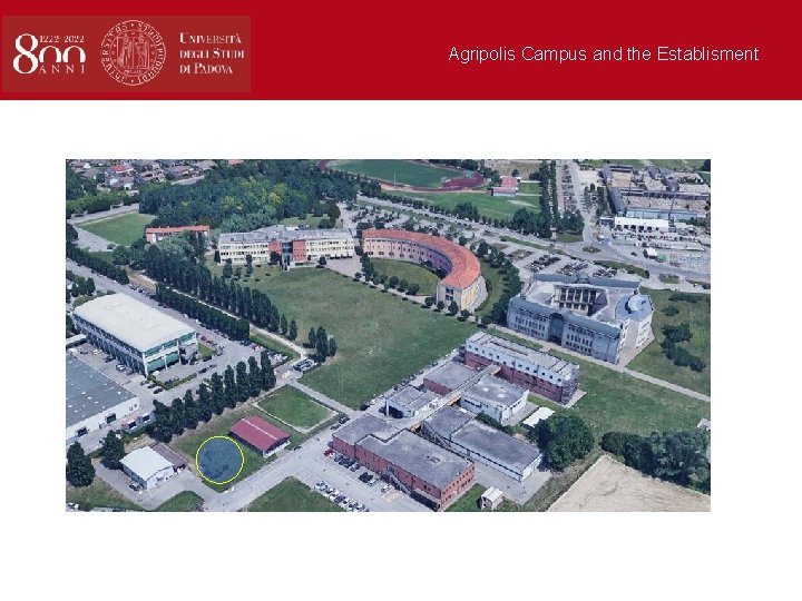 Agripolis Campus and the Establisment 