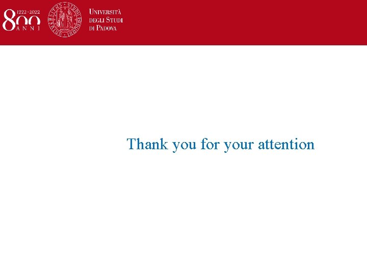 Thank you for your attention 