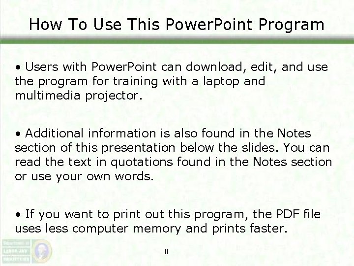 How To Use This Power. Point Program • Users with Power. Point can download, How To Use This Power. Point Program • Users with Power. Point can download,