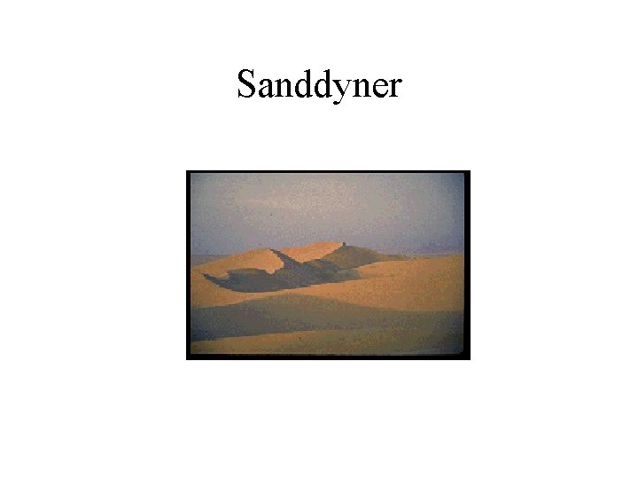Sanddyner 