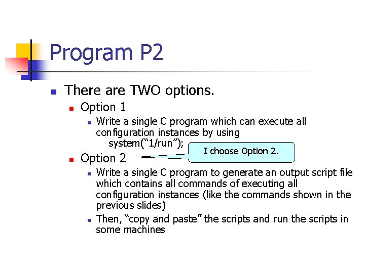 Experimental Skill 1 Oral Skill 8 Program Configuration