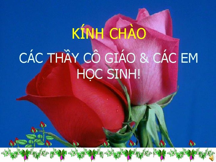 CHÀO KÍNH MỪNG CHÀO WELCOME CÁC THẦY CÔ GIÁO & CÁC EM CÁC THẦY