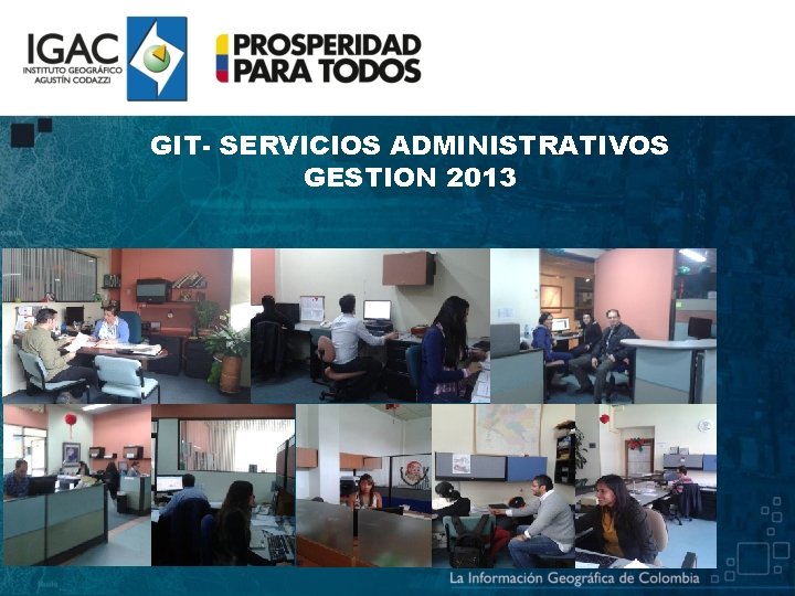 GIT- SERVICIOS ADMINISTRATIVOS GESTION 2013 