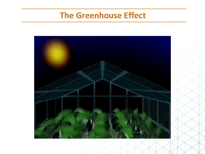 The Greenhouse Effect The Greenhouse Effect