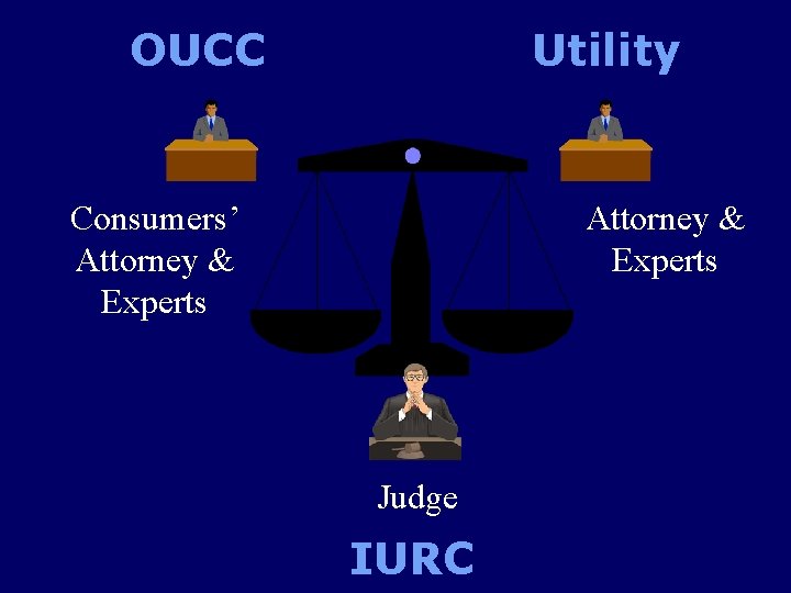 OUCC Utility Consumers’ Attorney & Experts Judge IURC 