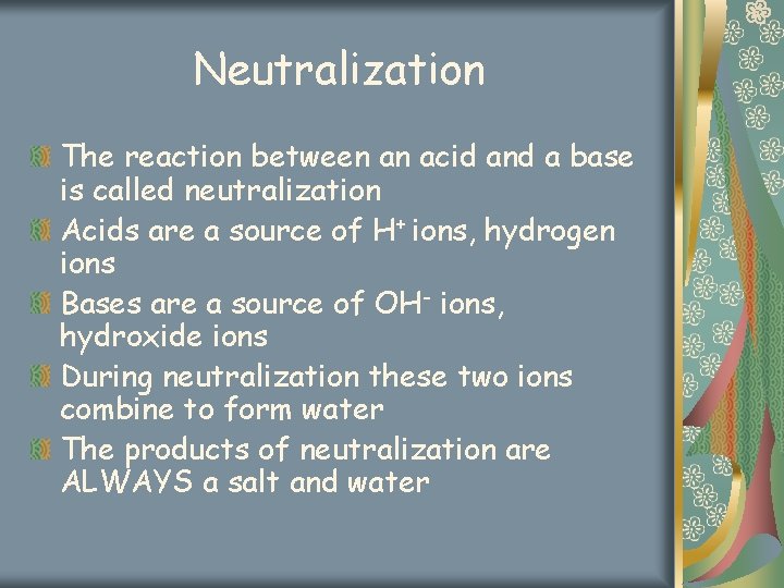 ACID AND BASES ACIDS An acid is traditionally