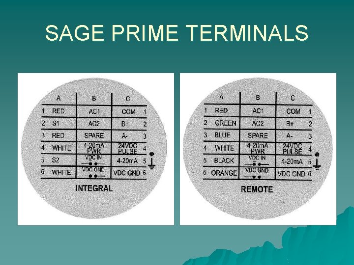 SAGE PRIME TERMINALS 