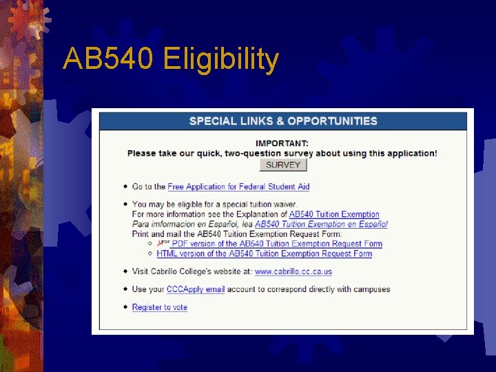 AB 540 Eligibility 