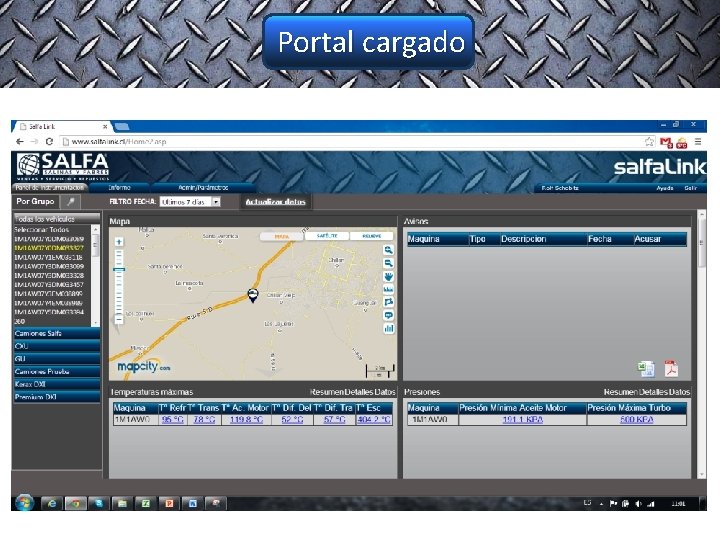 Portal cargado 