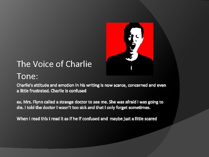 The Voice of Charlie Tone: 