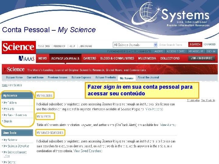 Conta Pessoal – My Science Fazer sign in em sua conta pessoal para acessar