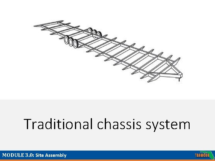 Traditional chassis system MODULE 3. 0: Site Assembly 