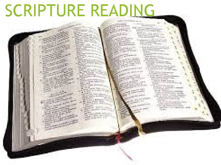 SCRIPTURE READING 