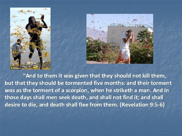 “And to them it was given that they should not kill them, but that