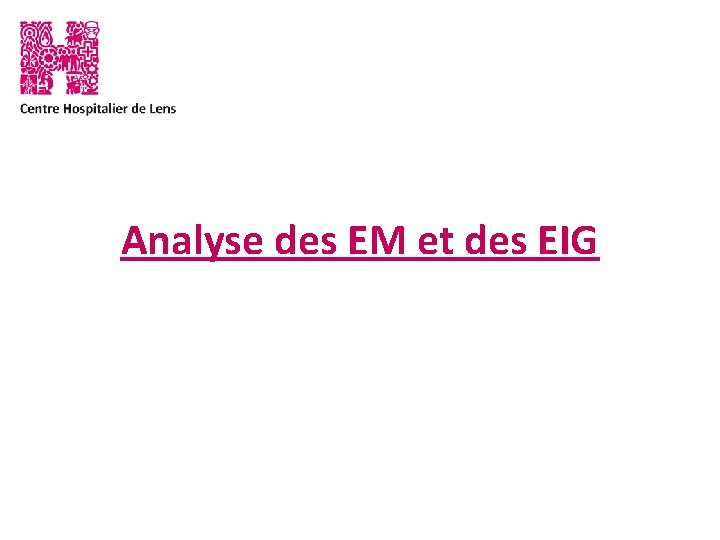 Analyse des EM et des EIG 