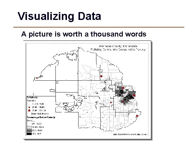 Visualizing Data A picture is worth a thousand words 