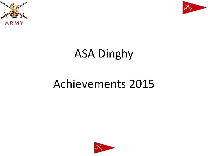ASA Dinghy Achievements 2015 