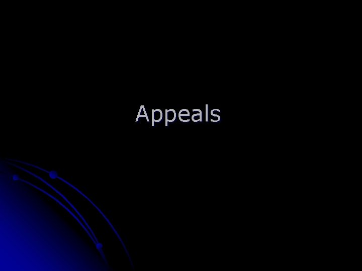 Appeals 