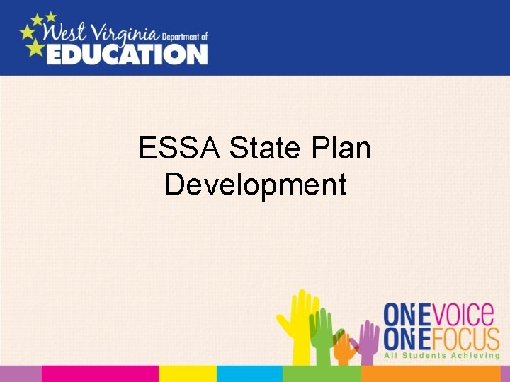 ESSA State Plan Development 