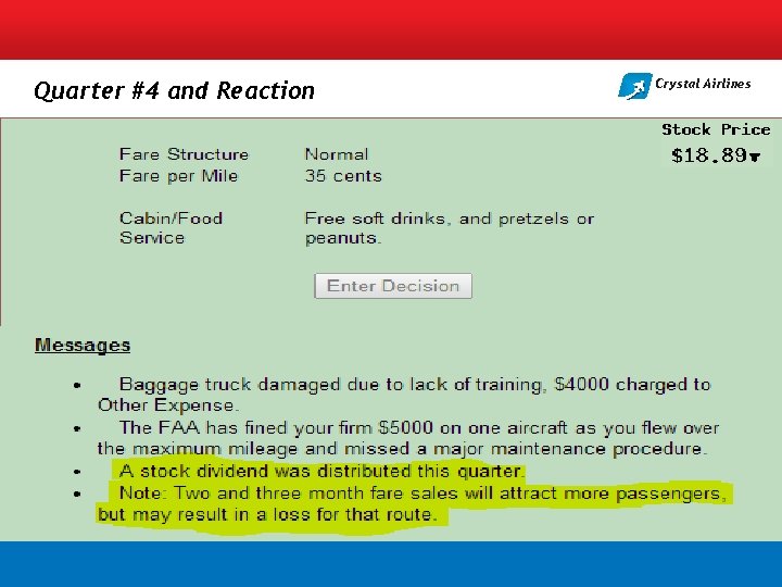 Quarter #4 and Reaction HOT OFFERS SEE THE NEW HOT OFFERS FROM “ARRIVALS” Crystal