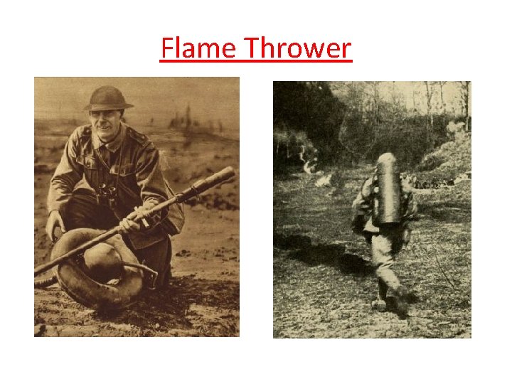 Flame Thrower 