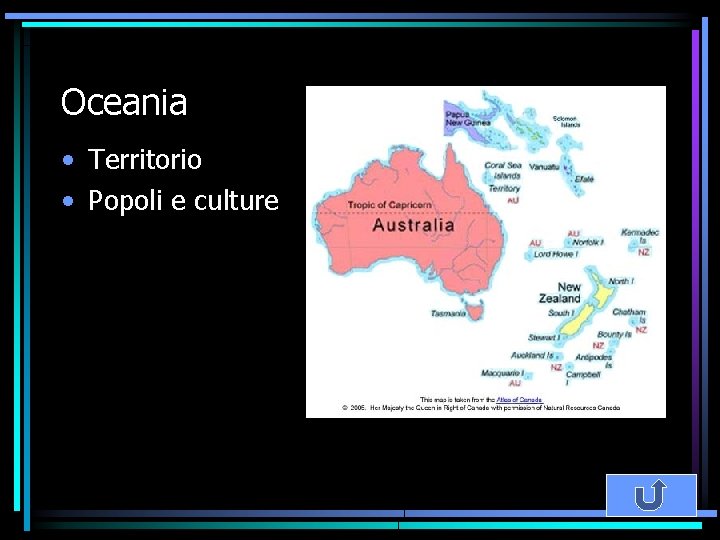 Oceania • Territorio • Popoli e culture 