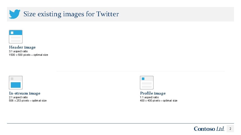 Size existing images for Twitter Header image 3: 1 aspect ratio 1500 x 500