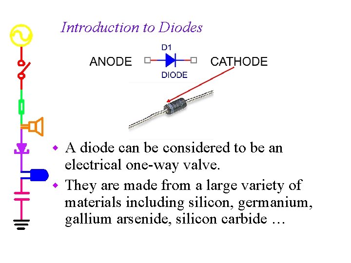 Electronic Instrumentation Experiment 8 Diodes Introduction to Diodes