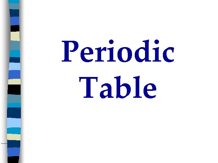 Periodic Table 