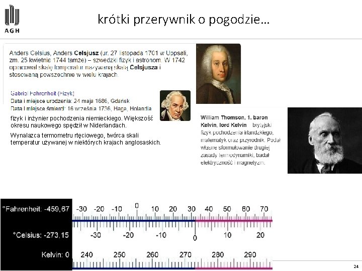 krótki przerywnik o pogodzie… fizyk i inżynier pochodzenia niemieckiego. Większość okresu naukowego spędził w