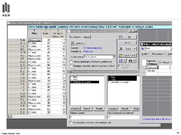 KISIM, WIMi. IP, AGH 92 