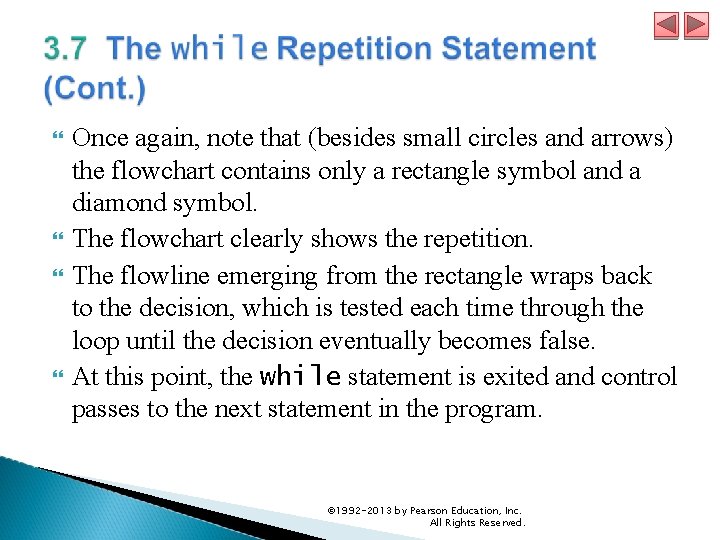  Once again, note that (besides small circles and arrows) the flowchart contains only