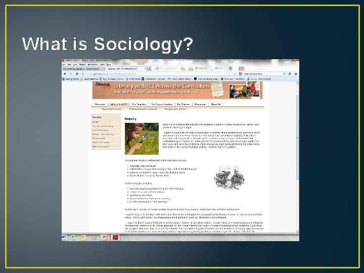What is Sociology? 