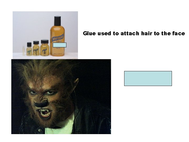 Glue used to attach hair to the face SPIRIT GUM 