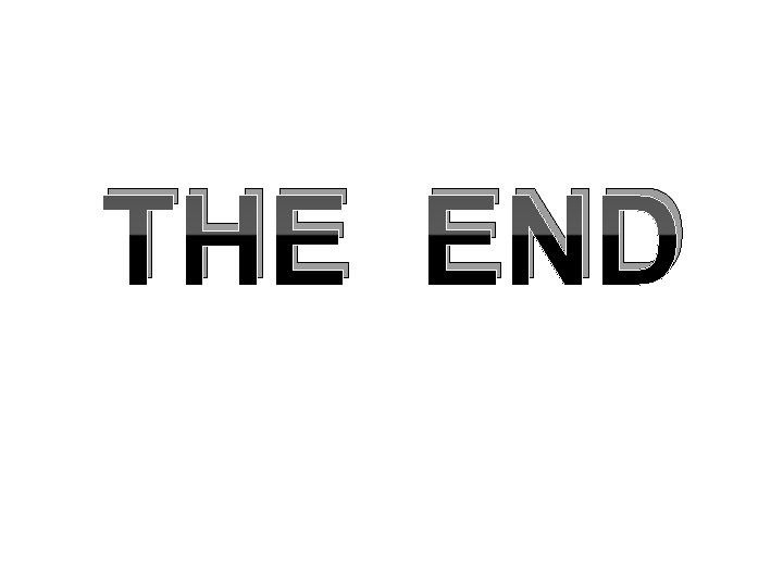 THE END 