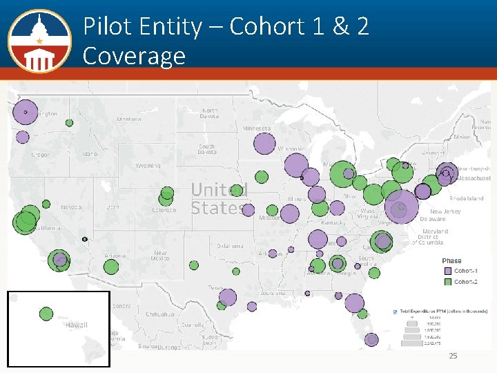 Pilot Entity – Cohort 1 & 2 Coverage 25 