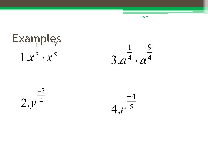 pg 12 Examples 