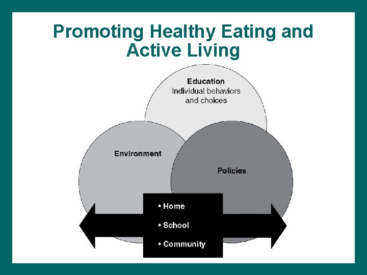 Promoting Healthy Eating and Active Living 