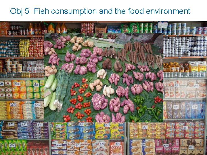 Obj 5 Fish consumption and the food environment 