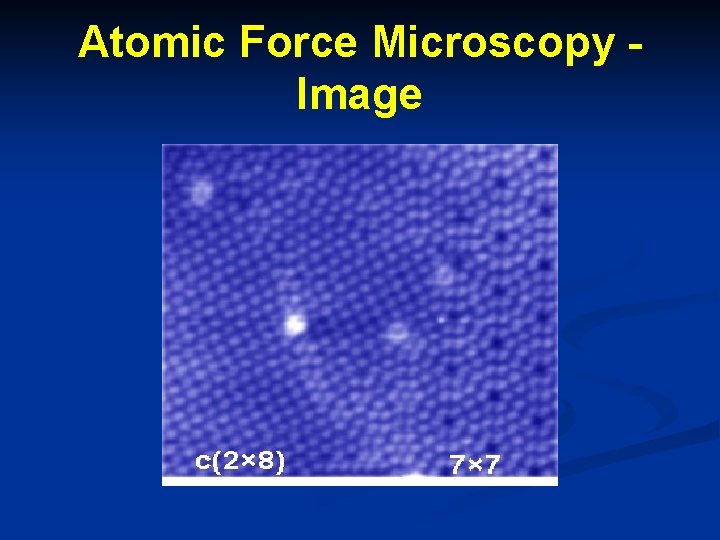 Atomic Force Microscopy Image 