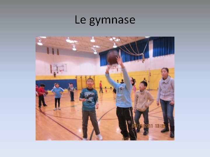 Le gymnase 