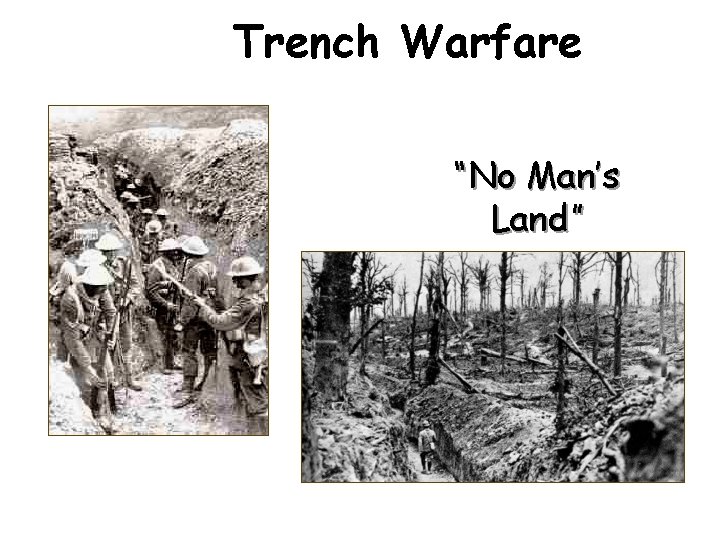 Trench Warfare “No Man’s Land” 