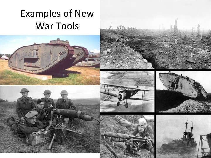 Examples of New War Tools 