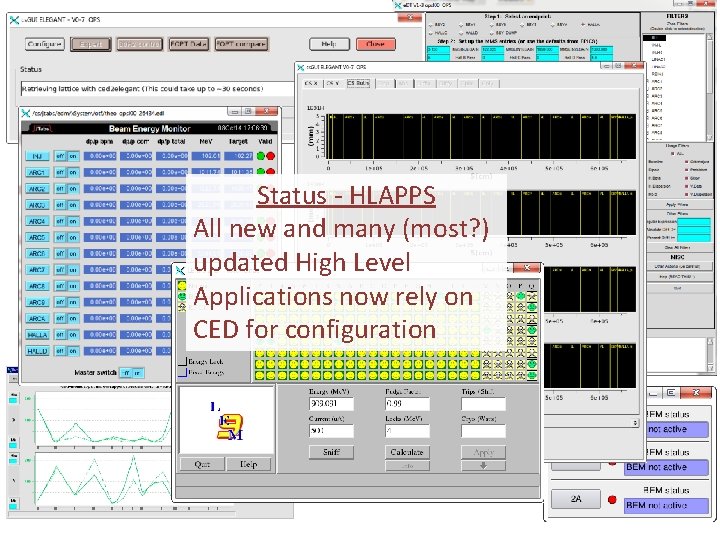 Status - HLAPPS All new and many (most? ) updated High Level Applications now