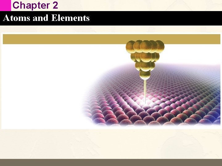 Chapter 2 Atoms and Elements 