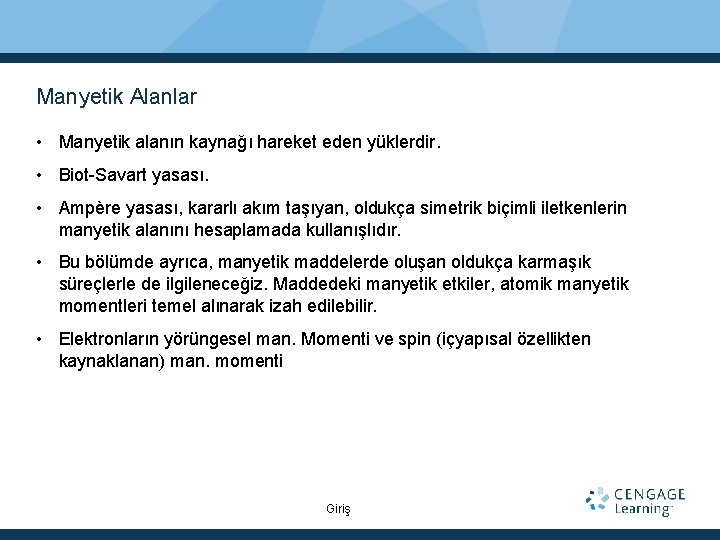 Blm 30 Manyetik Alan Kaynaklar Manyetik Alanlar Manyetik