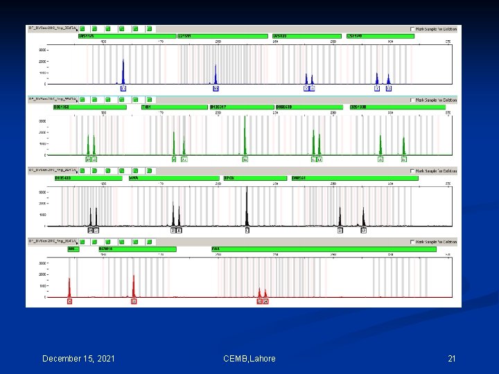 December 15, 2021 CEMB, Lahore 21 