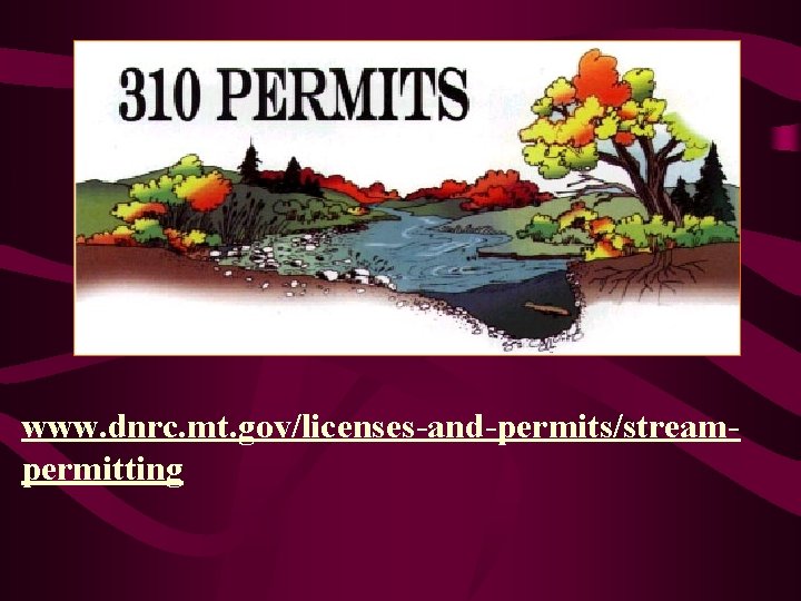 www. dnrc. mt. gov/licenses-and-permits/streampermitting 