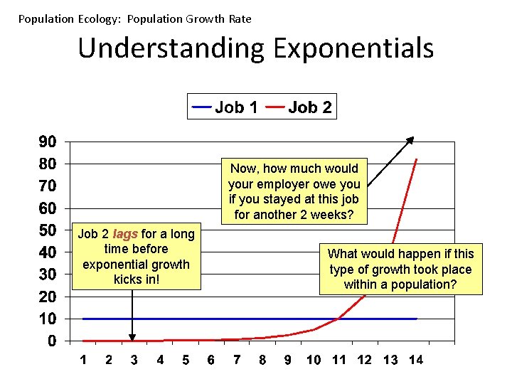 Population Ecology: Population Growth Rate Understanding Exponentials Now, how much would your employer owe